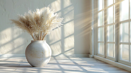 vase on the floor