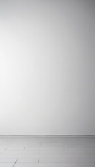 Fototapeta premium white room with wall and floor