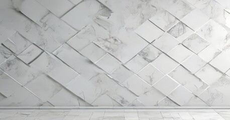 white marble wall with floor