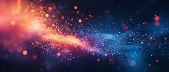 Futuristic data visualization with glowing blue lines and particles, forming a dynamic digital wave.