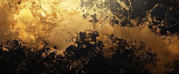 gold and black background with