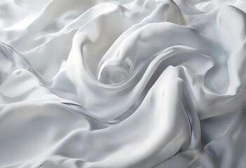 Fototapeta premium white silk fabric background