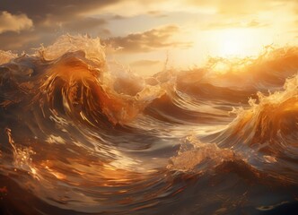 large wave in the ocean