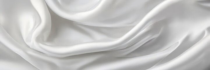 Fototapeta premium white silk fabric background