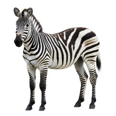  Zebra object isolated on transparent png.