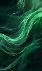 Obraz premium green smoke background