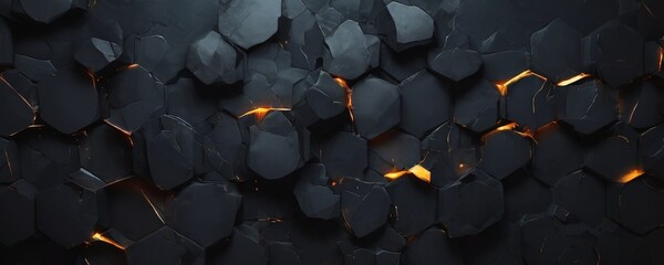 Obraz premium dark background with lot shattered pieces