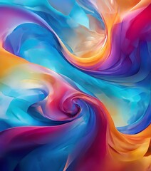 Obraz premium abstract background with colorful flowing paint