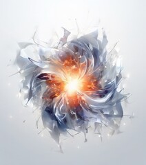 abstract background with broken glass vector