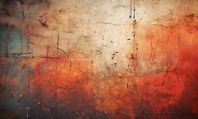 Obraz premium painting with red and blue colors