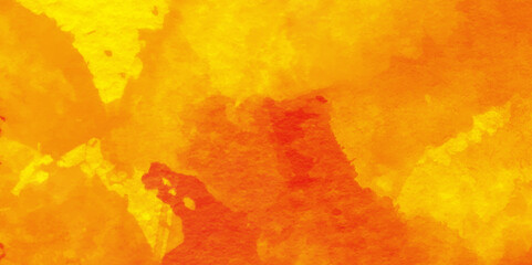 Background with yellow watercolor spot.Watercolor vector art background for cards, flyer, poster, banner and cover design.abstract background for design. Abstract yellow watercolor background.