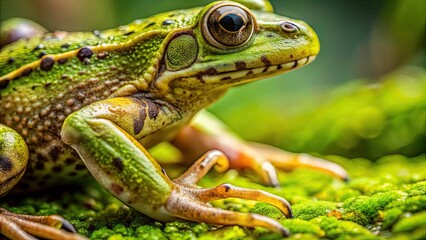 Obraz premium Macro+Frog+Leg
