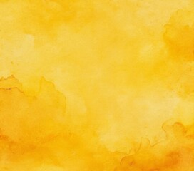 Obraz premium yellow watercolor background with rough texture