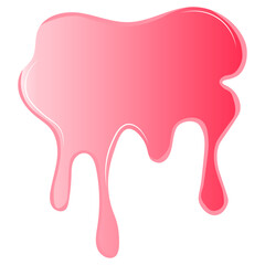 Guava Liquid Splash Vector Illustration Isolated on White Background.