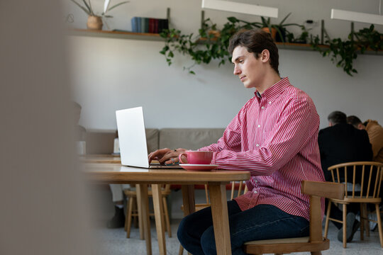 Working place with student