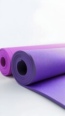 Neatly Organized Pilates and Yoga Equipment on White Background