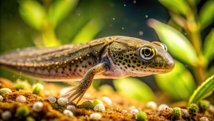 Naklejka premium Macro+Tadpole