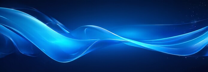Fototapeta premium abstract blue wave background