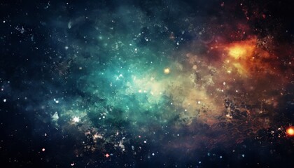 Fototapeta premium space filled with stars and dust