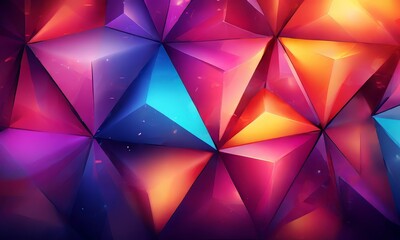 Fototapeta premium abstract geometric background with triangles