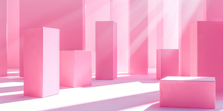 Soft Pink Box Plot Examining Gender Pay Gap in Different Industries