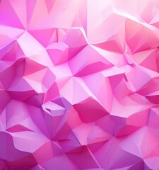 Obraz premium abstract pink background with low poly