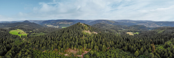 Luftbild Thüringer Wald als Panorama