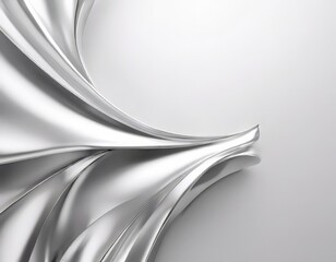 Obraz premium abstract silver background with smooth lines