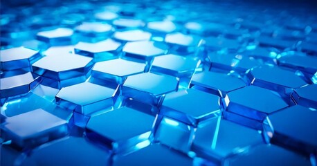 Obraz premium blue glass tiles