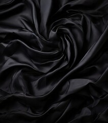 Obraz premium black silk fabric background