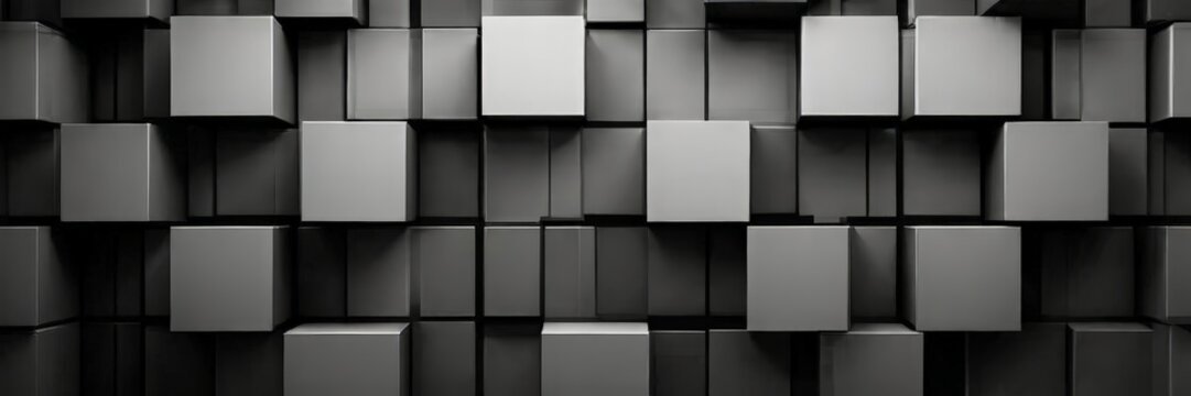 abstract 3d cubes background