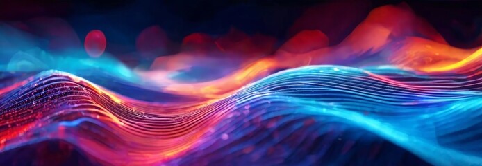 Fototapeta premium abstract background with colorful lines