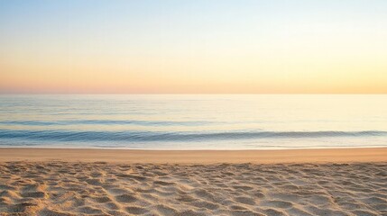 Tranquil Beach at Sunrise