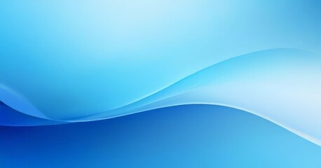 blue abstract background with smooth waves