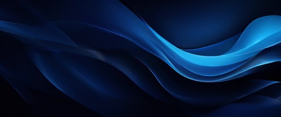 Obraz premium abstract blue background with smooth lines