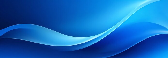 Obraz premium blue abstract background with smooth lines