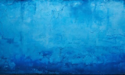 blue wall with peeling paint