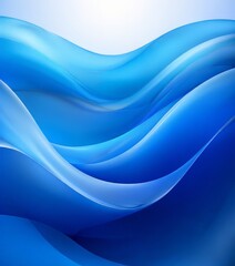 Fototapeta premium blue waves background