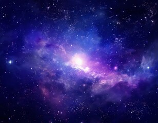 Fototapeta premium space scene with nebula and stars