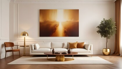 Photo interior modern design room 3d illustration