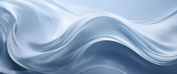 Obraz premium blue and white background with waves