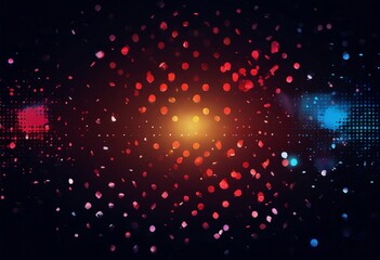 Fototapeta premium dark background with many colored circles