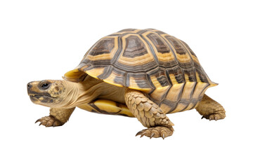 Fototapeta premium close up of a turtle, appropriate for use in publications on nature, education, and pet care