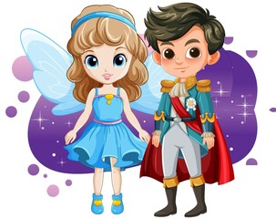 Cute fairy with Cute Prince