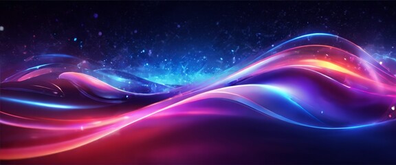 Obraz premium abstract background with colorful waves