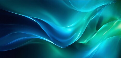 Fototapeta premium abstract blue and green background
