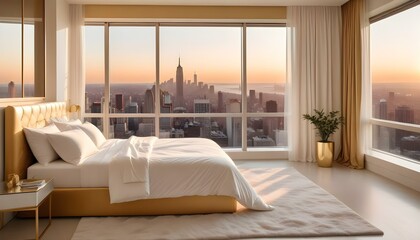 Obraz premium Photo interior modern design room 3d illustration