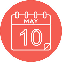 10 May Vector Icon Design