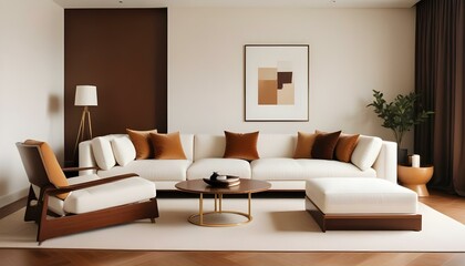 Photo interior modern design room 3d illustration