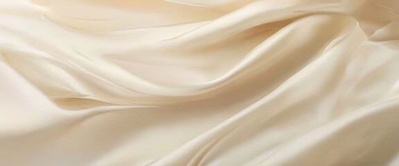 Obraz premium white silk fabric with soft, silky texture